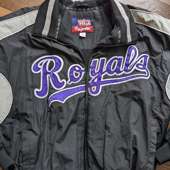 Parksville Royals Baseball Club Majestic Jacket Size Large - Picture 2 of 7